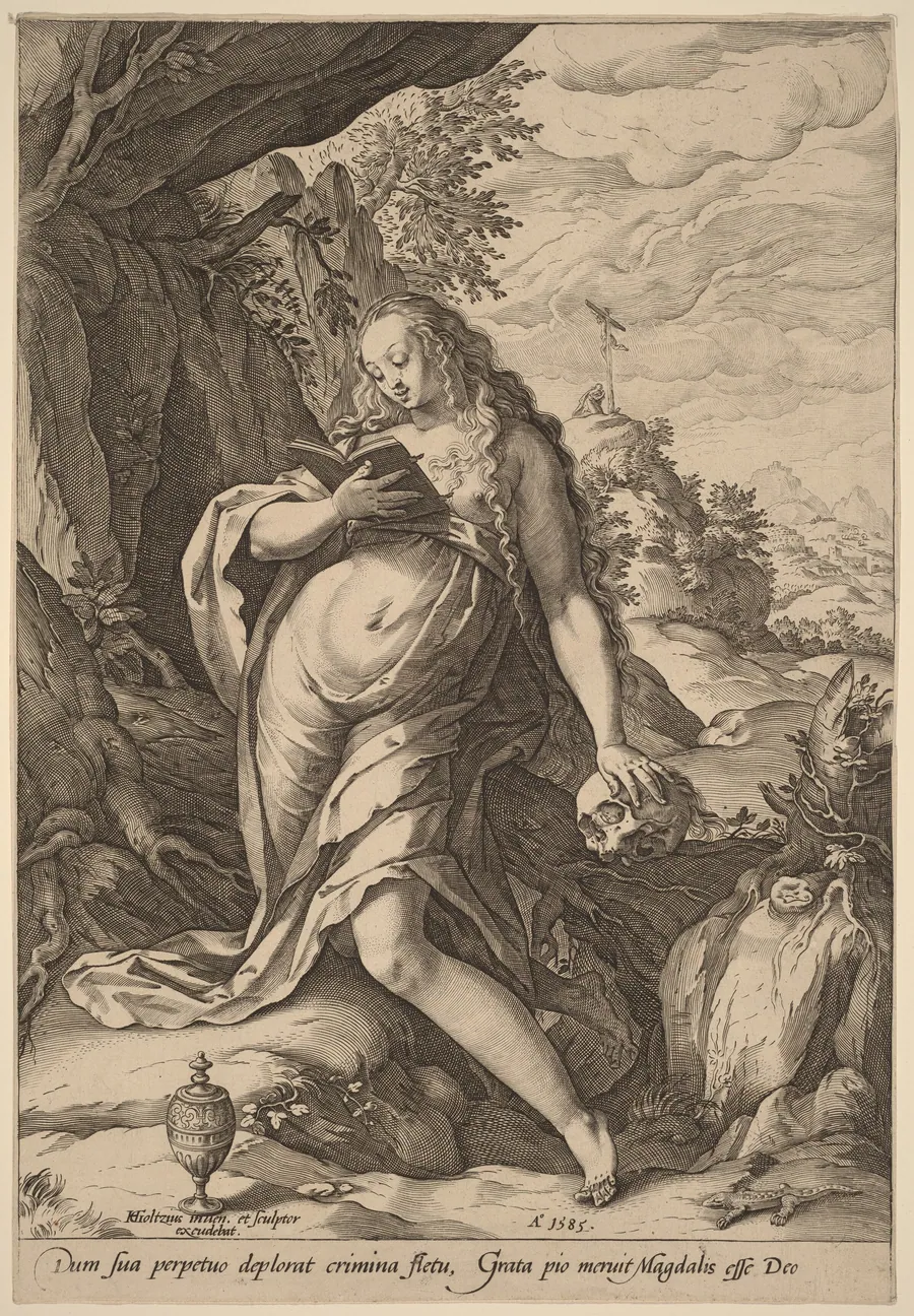 St. Mary Magdalen Penitent by Hendrick Goltzius