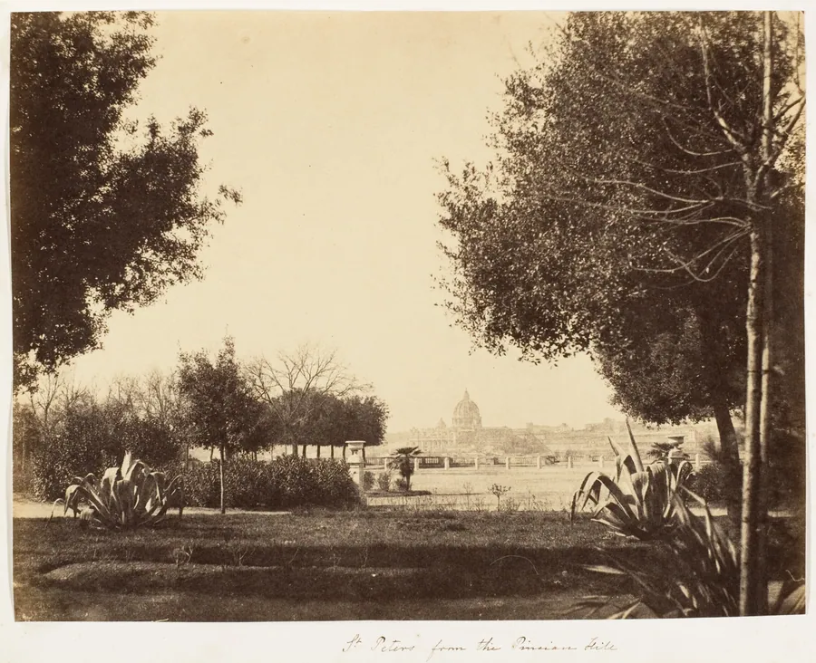 St. Peters from the Pincian Hill by Jane Martha St. John