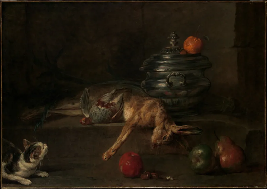 The Silver Tureen by Jean Siméon Chardin