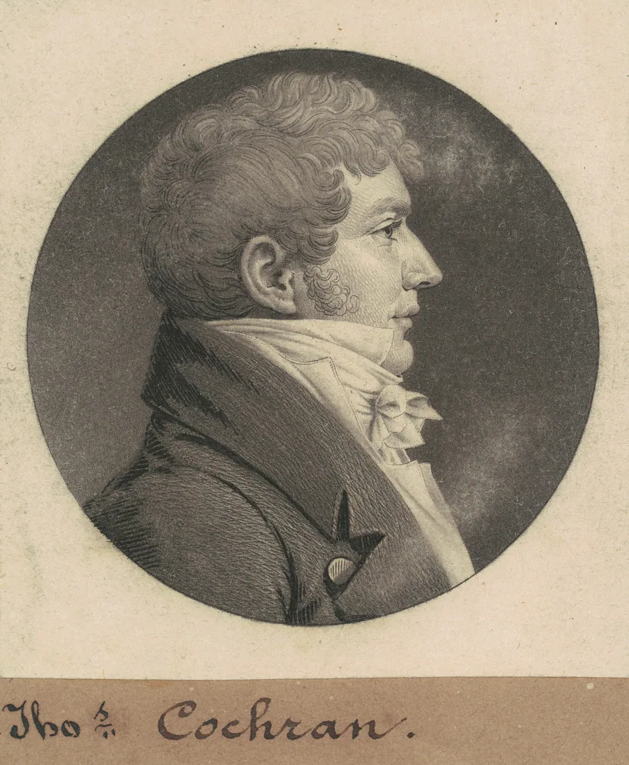 Thomas Cochran by Charles B. J. Févret de Saint-Mémin