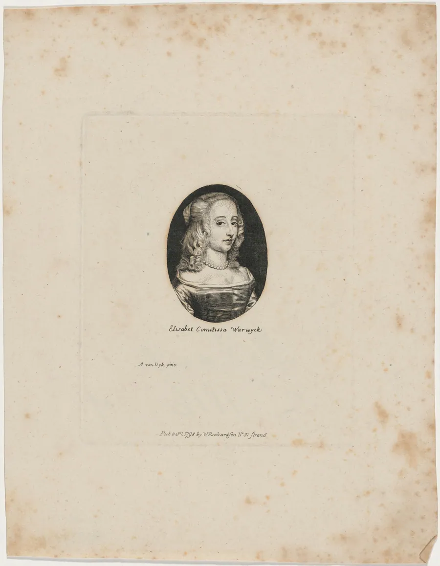 Elizabeth, Countess Warwick by Anonymous Artist