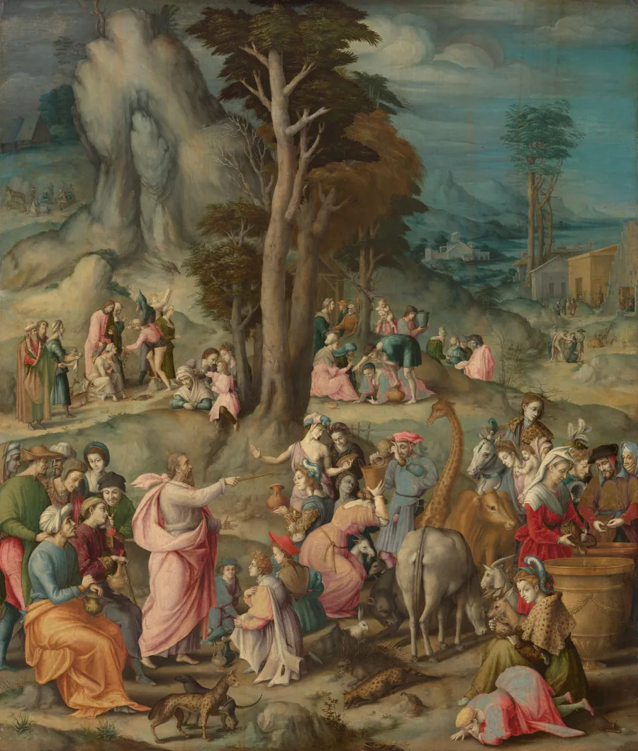 The Gathering of Manna by Bachiacca