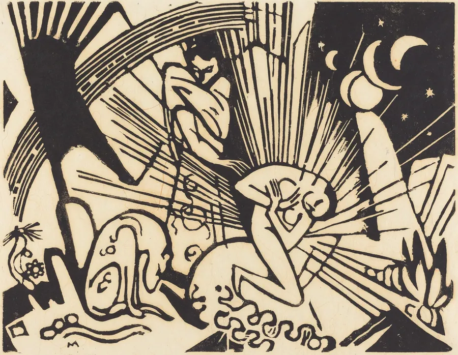 Reconciliation (Versoehnung) by Franz Marc
