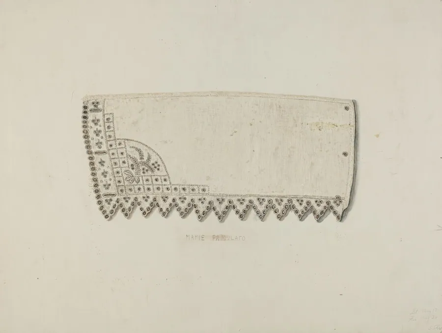 Embroidered Cuff by Marie Famularo
