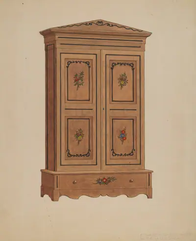 Painted Wardrobe