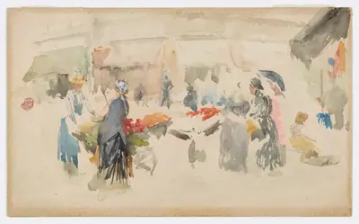 Flower Market: Dieppe
