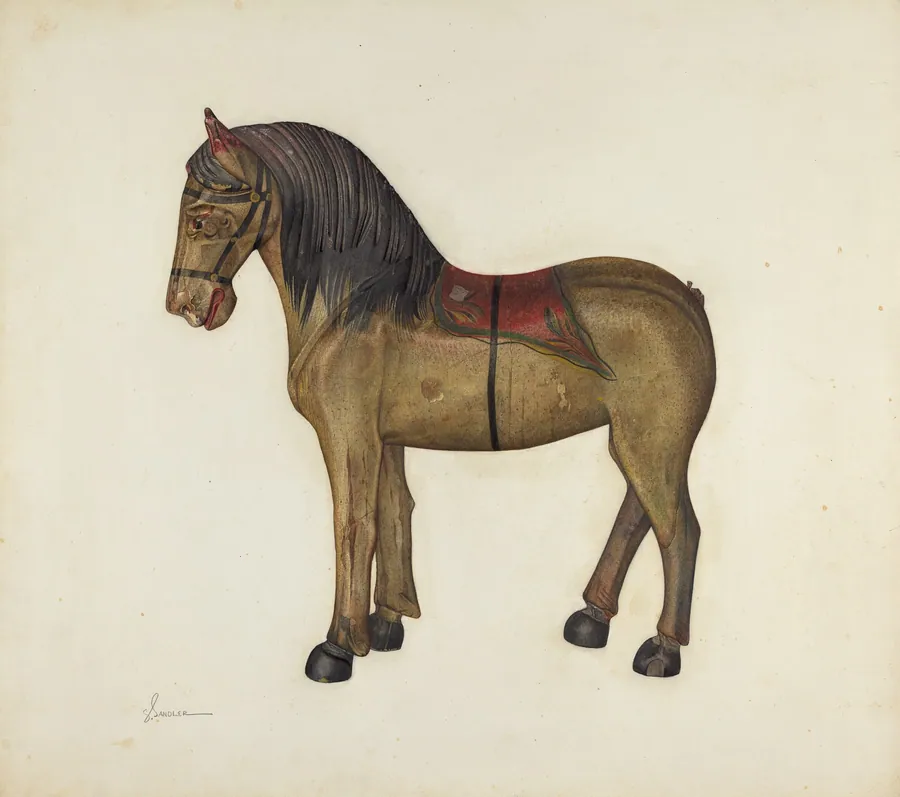 Toy Horse by Selma Sandler