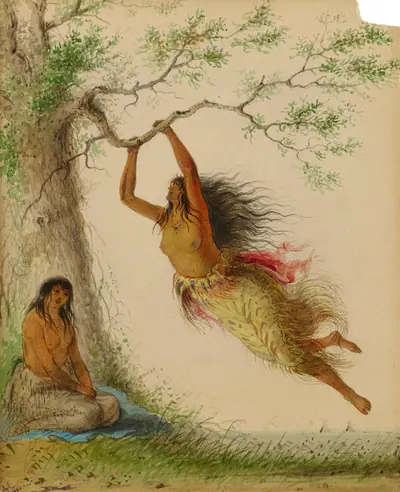 Indian Girls Swinging