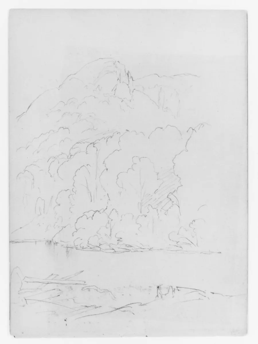 Sketchbook of White Mountains and Hudson River Subjects by David Johnson