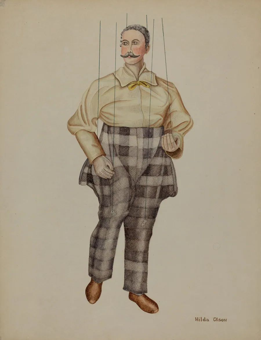 Puppet - "Simon Legree" by Hilda Olson