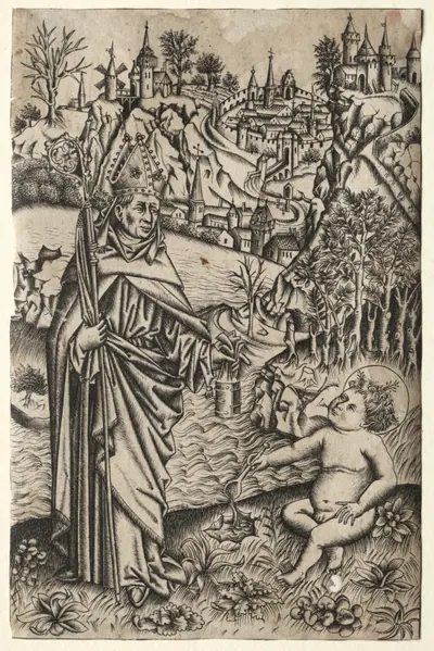 St. Augustine and the Child on the Seashore