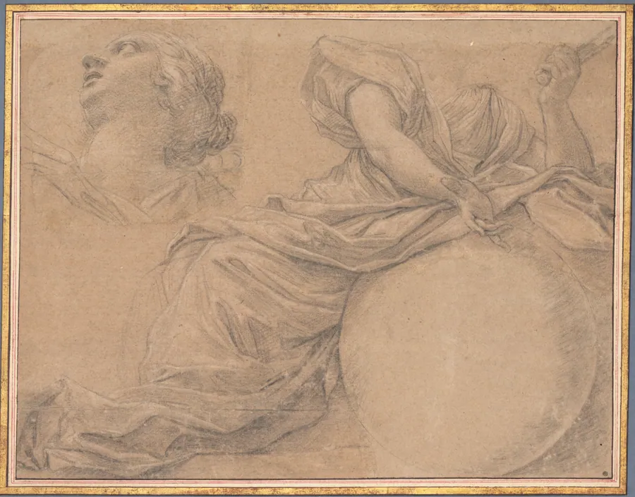 Study for the Muse Urania by Michel Dorigny