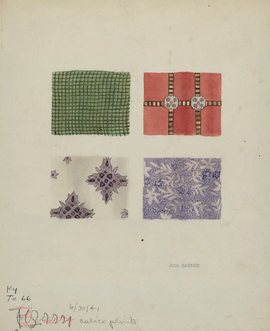 Calico Prints by Ada Barnes