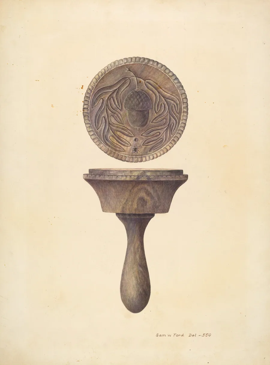 Butter Mold by Samuel W. Ford