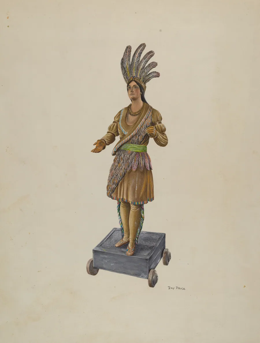 Cigar Store Indian by Ray Price