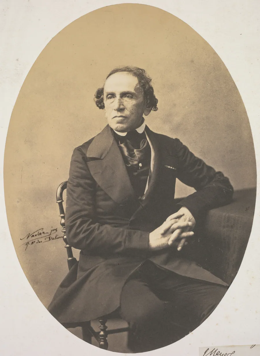 Portrait of Giacomo Meyerbeer (1791–1864) by Adrien Tournachon