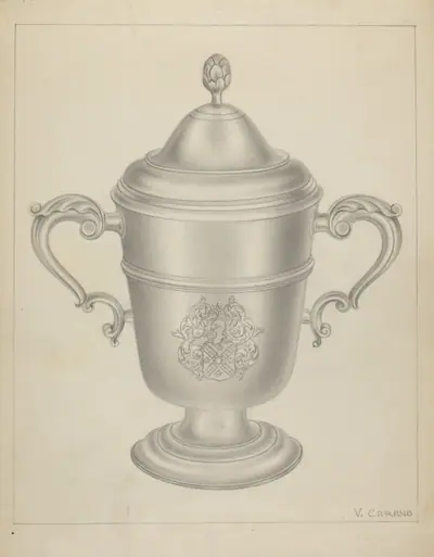 Silver Cup with Cover