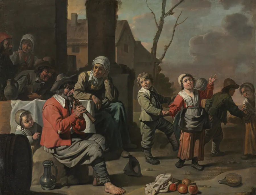 Peasant Children Dancing by Le Nain