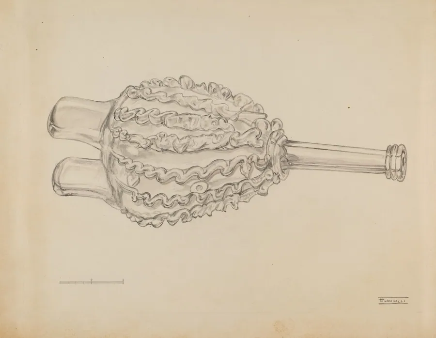 Bellows Bottle by Frank Fumagalli
