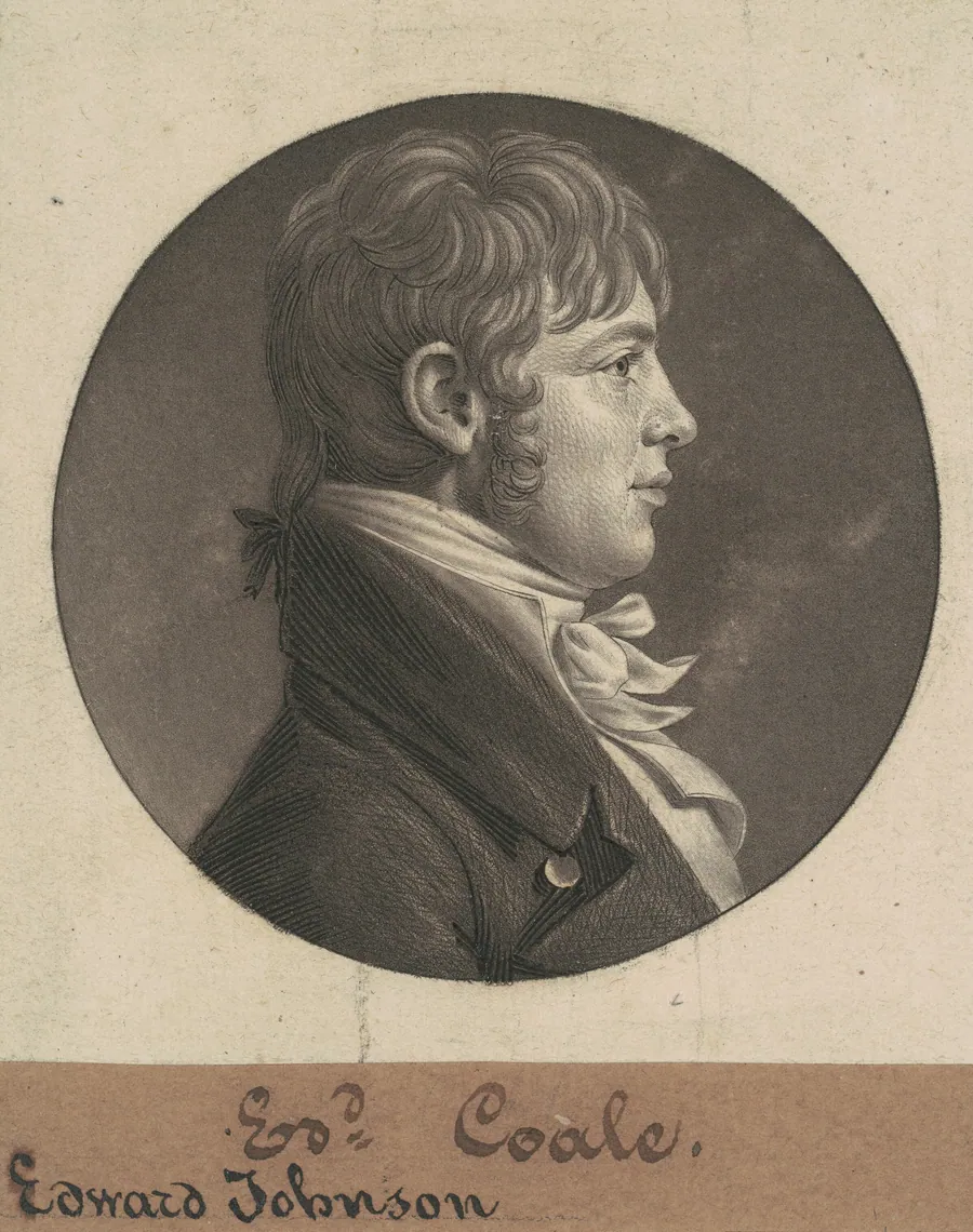 Edward Johnson Coale by Charles B. J. Févret de Saint-Mémin