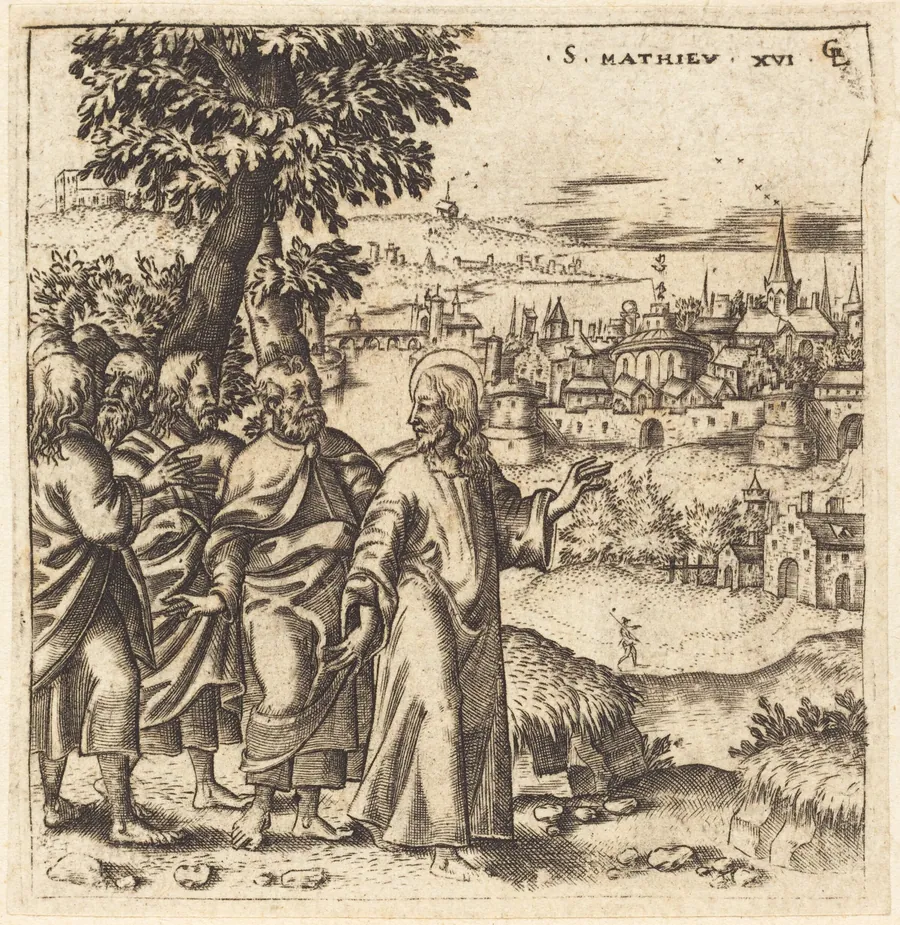 Christ Admonishes His Disciples by Léonard Gaultier