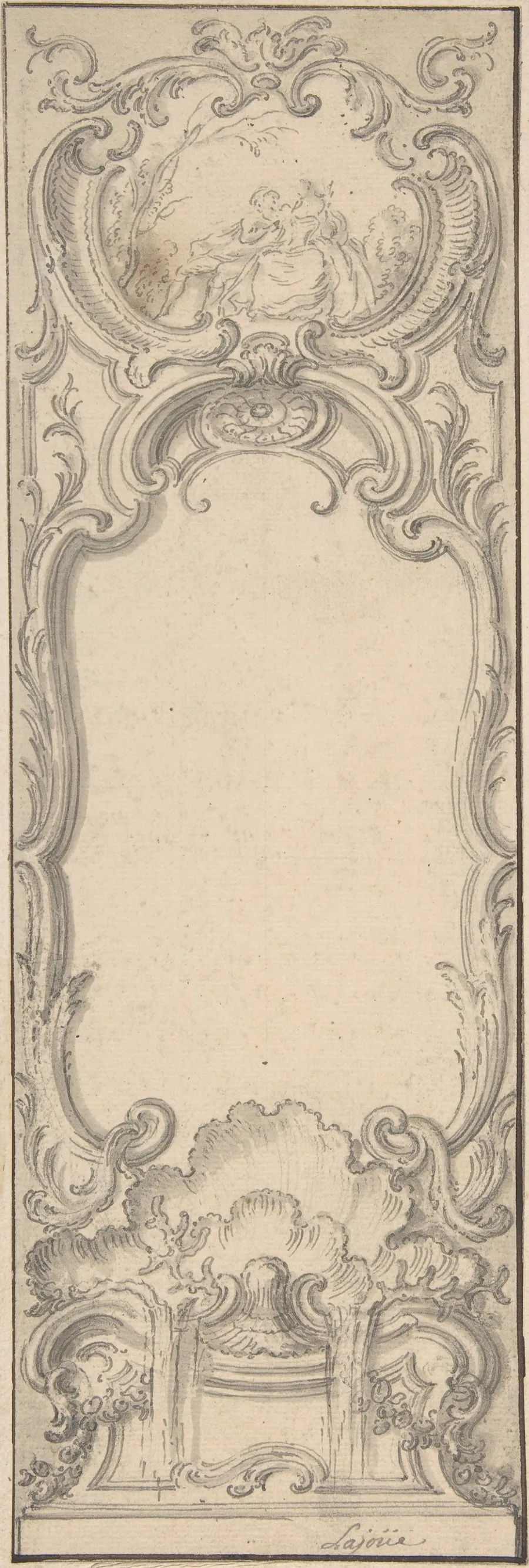 Design for a Folding Screen by Jacques de Lajoüe
