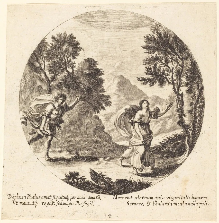 Apollo and Daphne by Georg Andreas Wolfgang the Elder