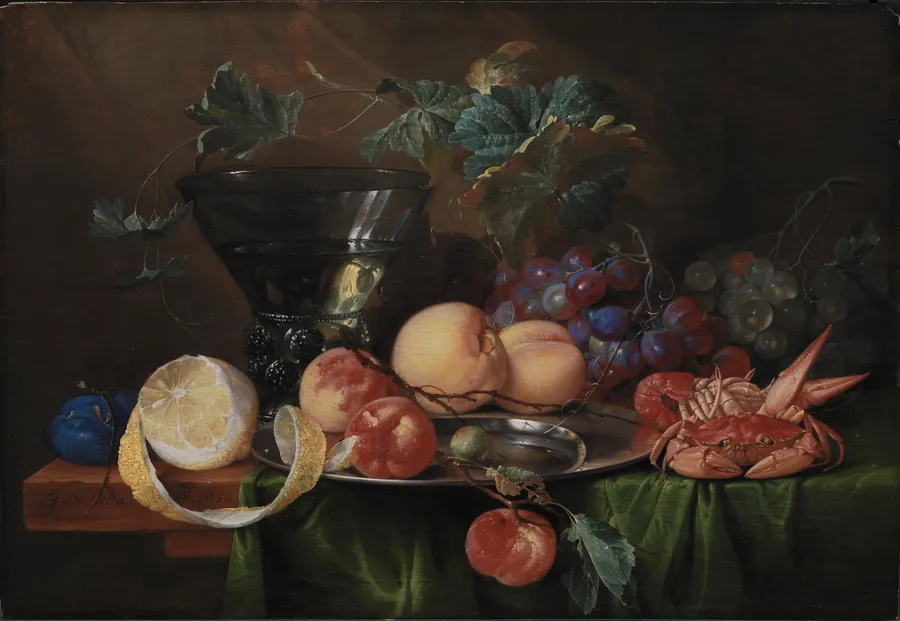 Stilleben med en Rømer by Jan Davidsz. de Heem