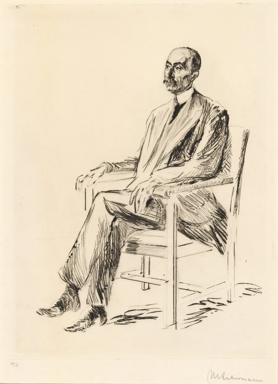 Burgermeister Dr. Burchard by Max Liebermann