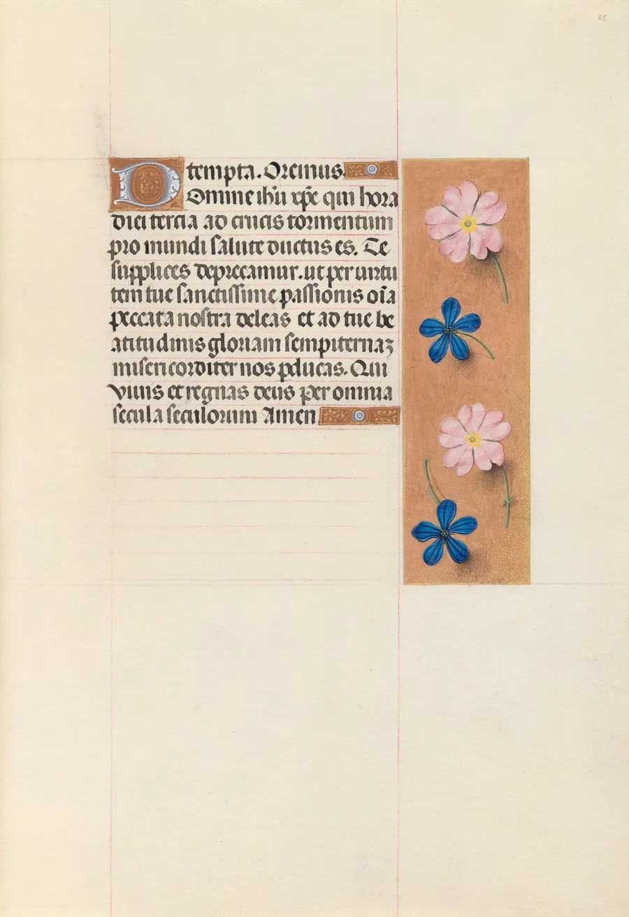Hours of Queen Isabella the Catholic, Queen of Spain:  Fol. 65r by Master of the First Prayerbook of Maximillian