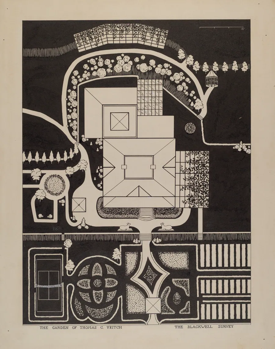Garden of Thomas Veitch by Helen Miller