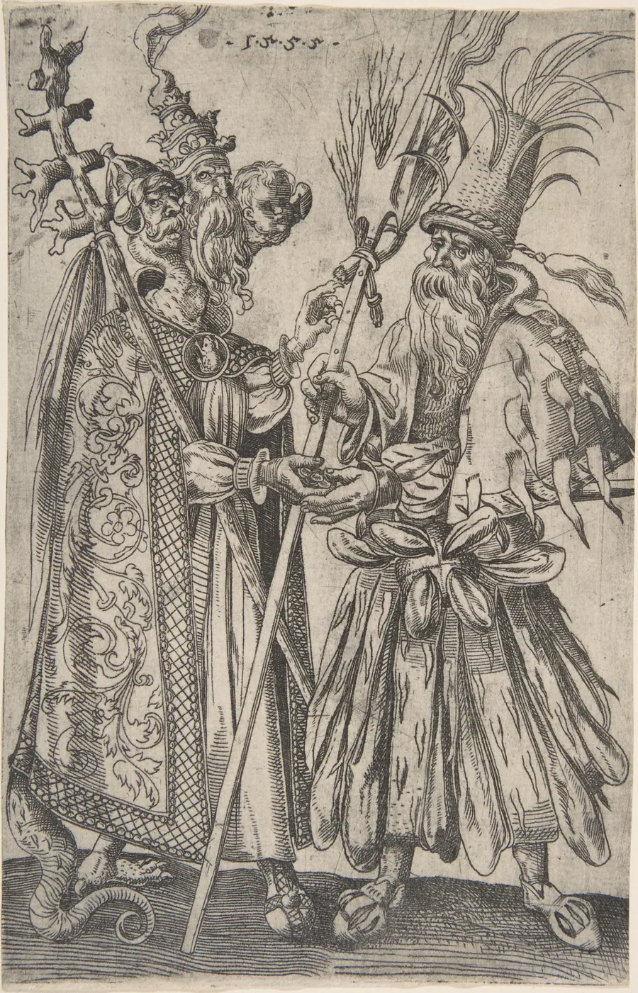 Satire on the Papacy by Melchior Lorck
