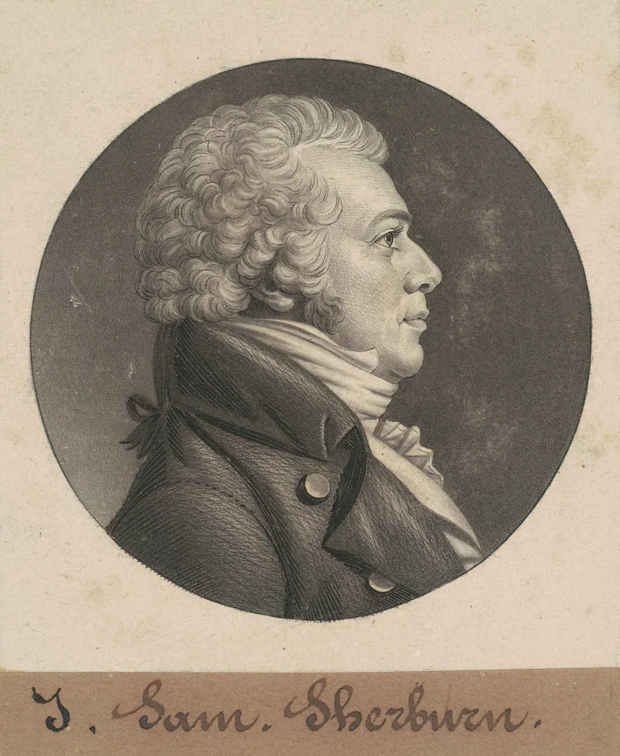 John Samuel Sherburne by Charles B. J. Févret de Saint-Mémin