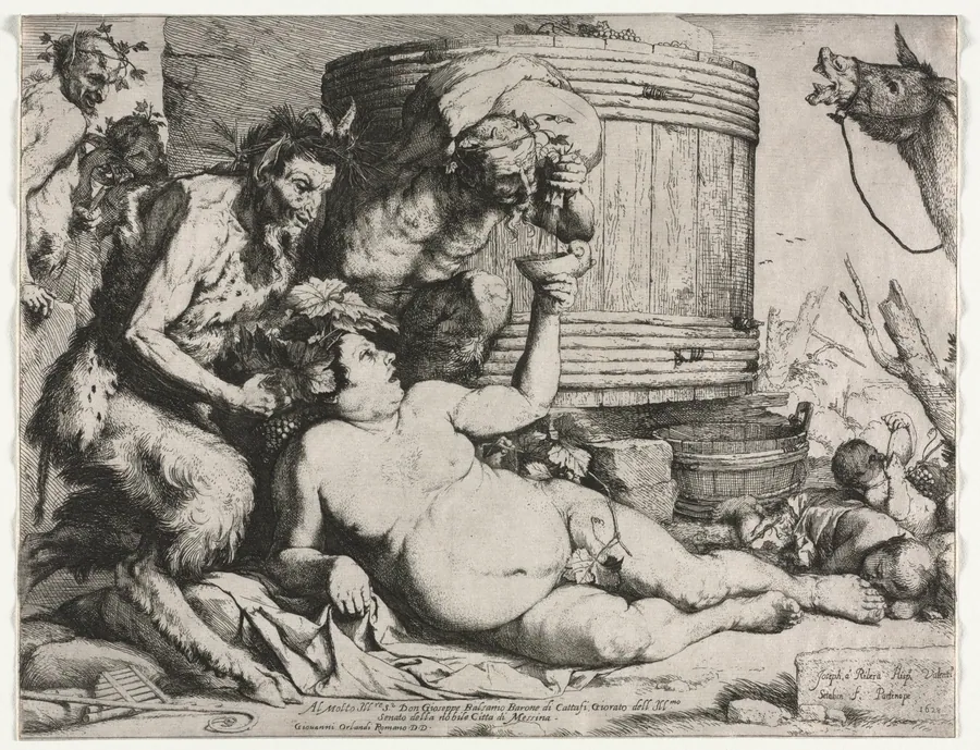 Silenus by Jusepe de Ribera