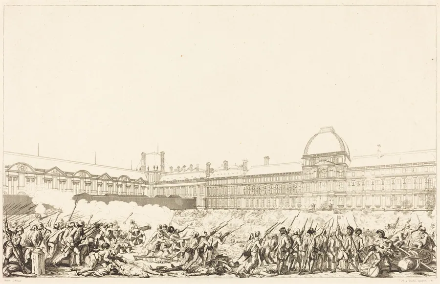 Journée du 10 Aout 1792 by Antoine-Jean Duclos