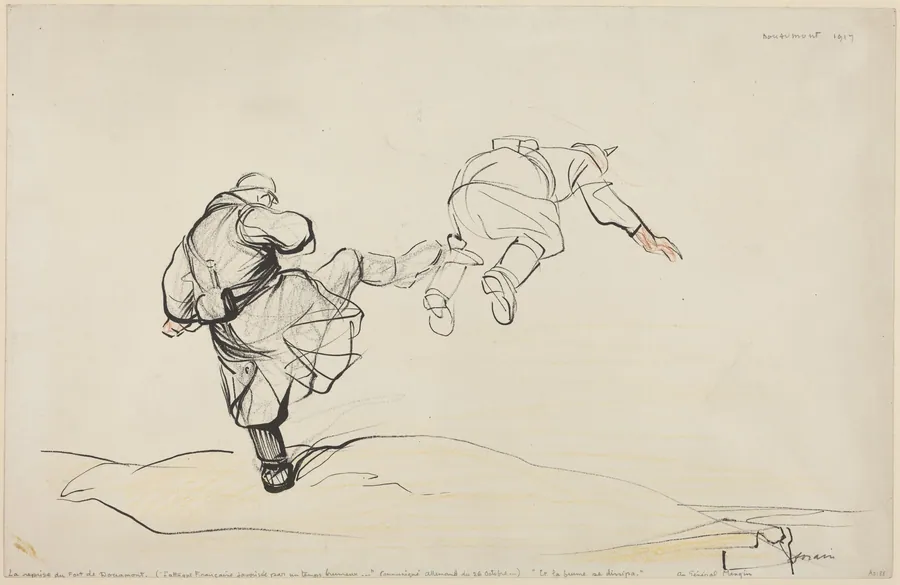 The Taking of Fort Douaumont by Jean-Louis Forain