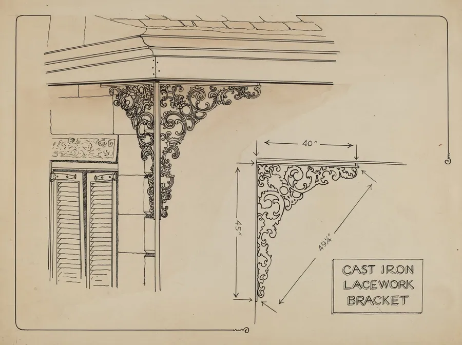 Iron Work on Balcony by Ray Price