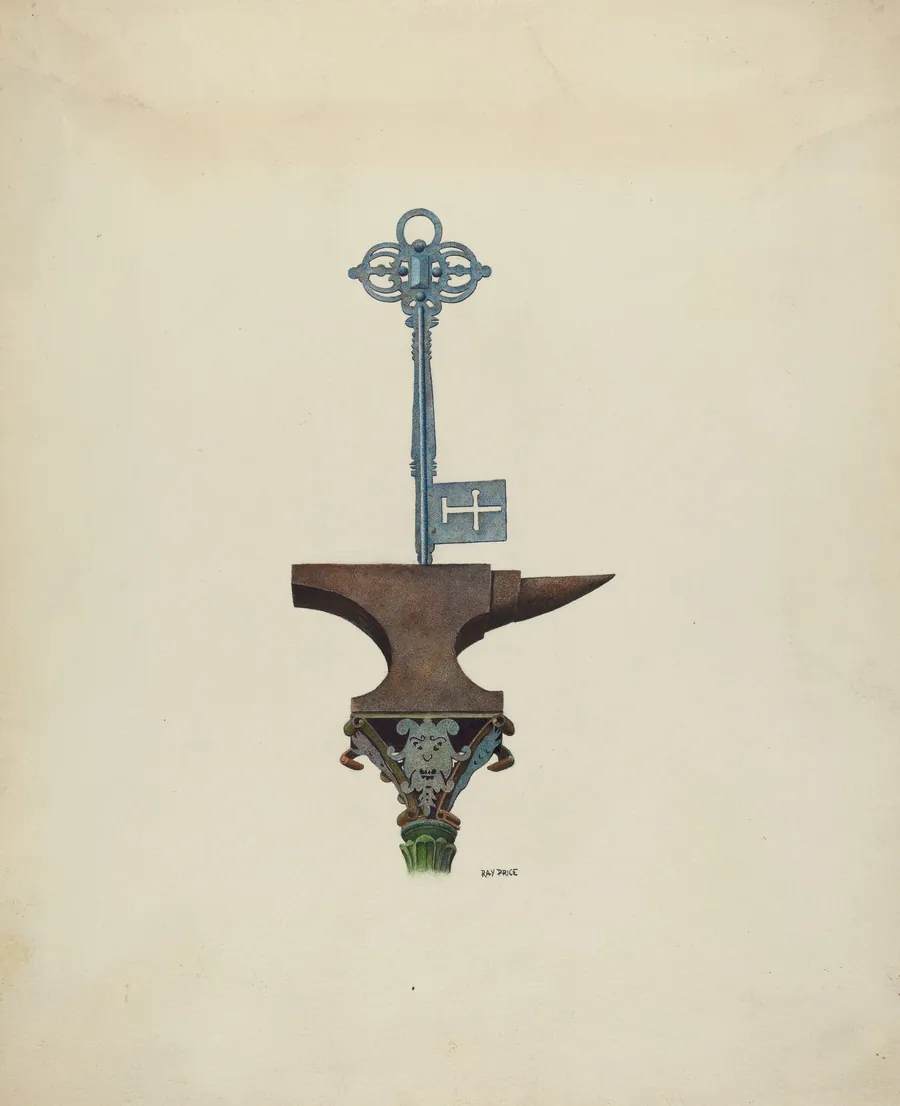 Decorative Ironwork & Locksmith Sign by Ray Price