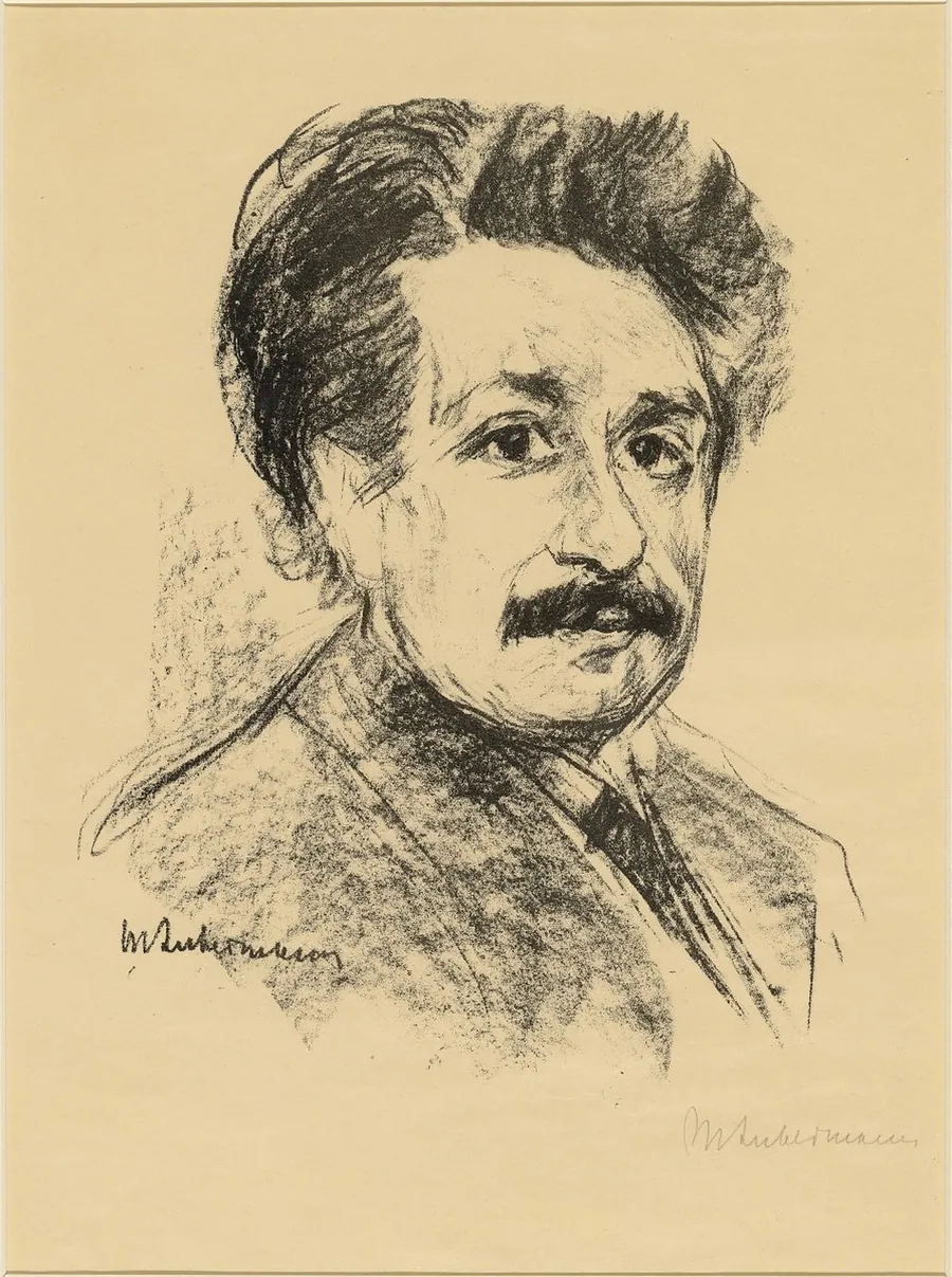Albert Einstein by Max Liebermann