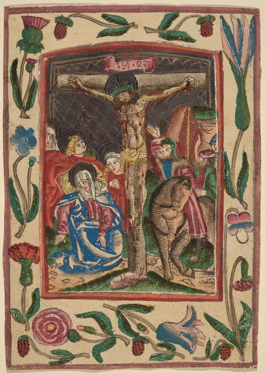 The Crucifixion by Netherlandish 15th Century