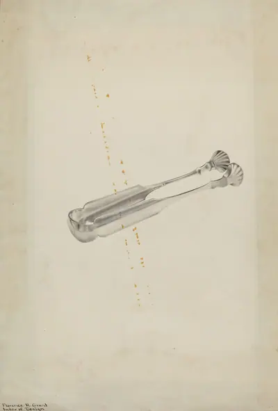 Silver Sugar Tongs