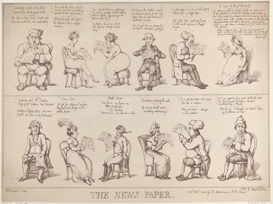 The News Paper by George Murgatroyd Woodward