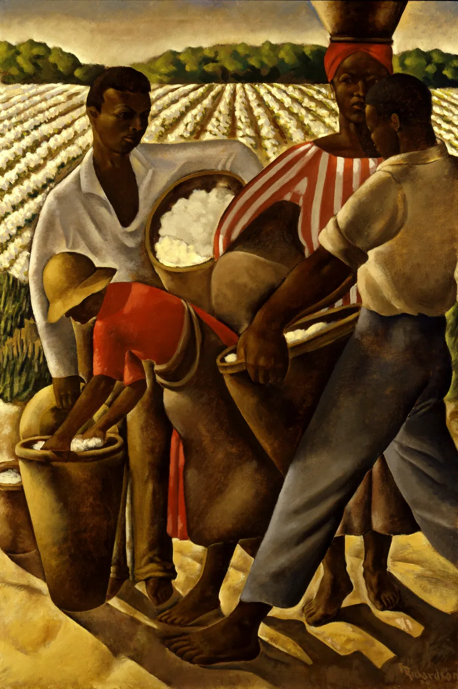 Employment of Negroes in Agriculture by Earle Richardson, born New York City 1912-died New York City 1935