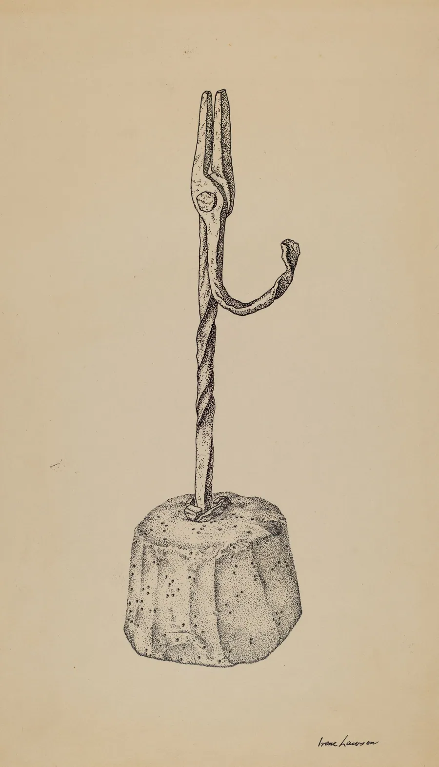 Rush Holder by Irene Lawson