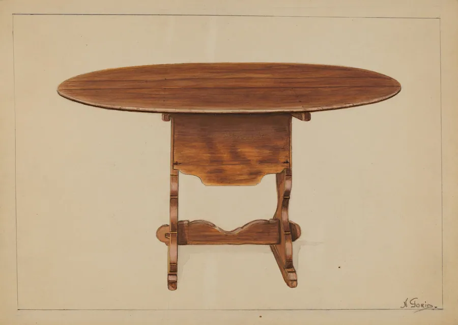 Tip Table (Hutch) by Nicholas Gorid