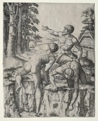 The Climbers (Three Figures from Michelangelo's Battle of Cascina)
