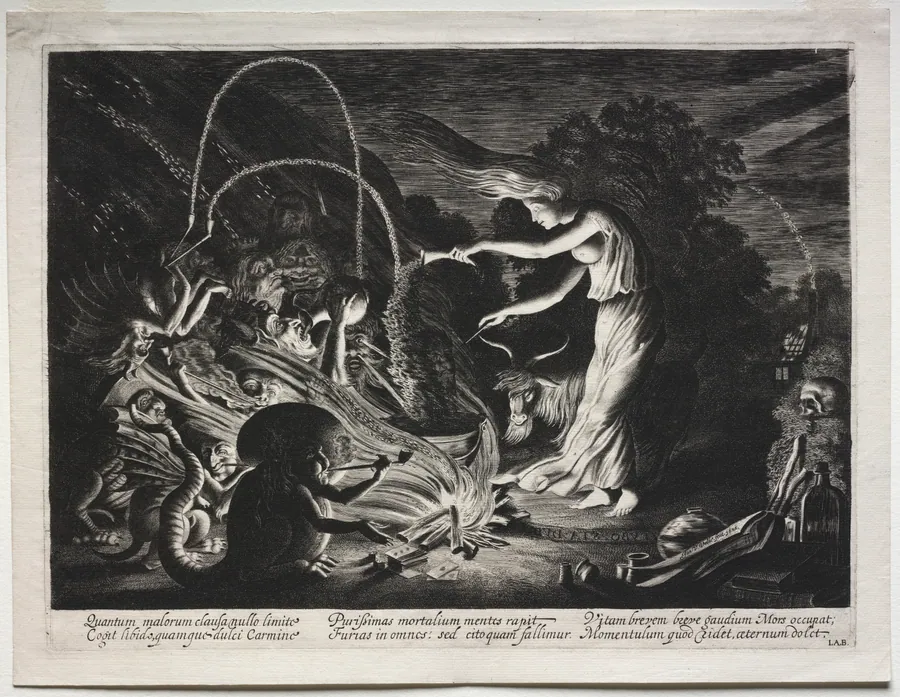The Witch (Night Piece) by Jan van de Velde II