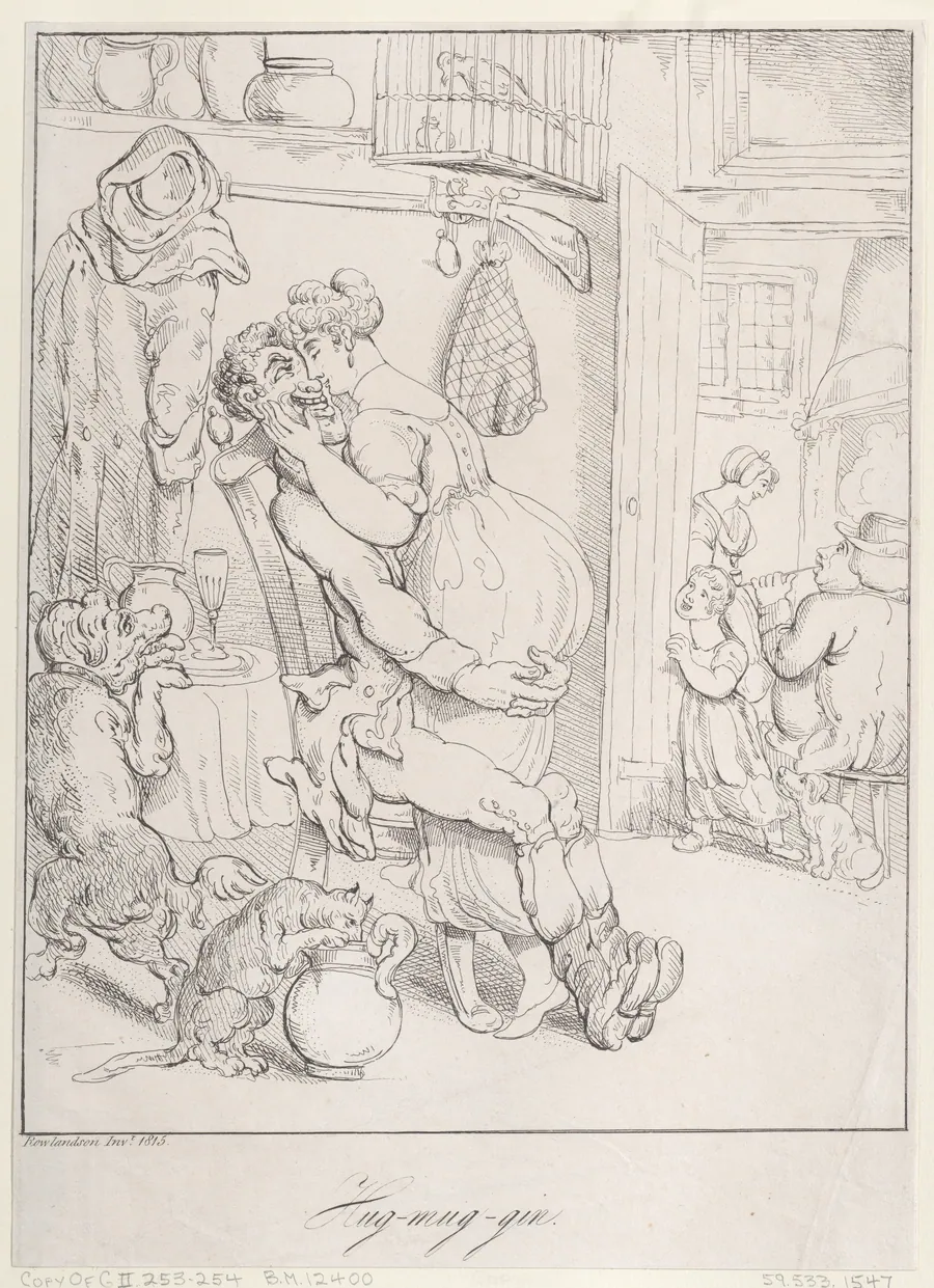 Hug-mug-gin by Thomas Rowlandson