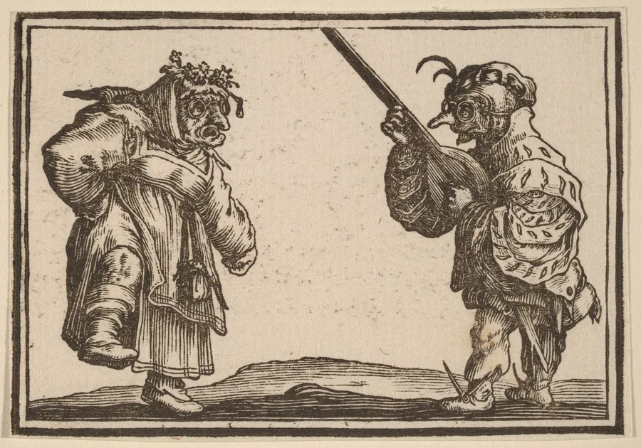 Dancers with Lute by Edouard Eckman