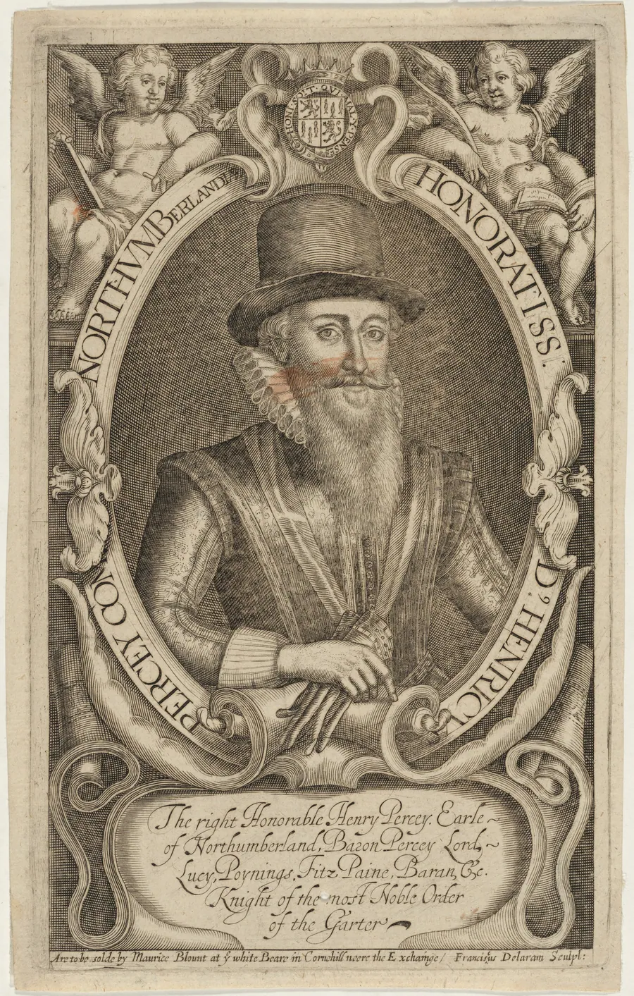 Henricus Percye (Henry Percy, Ninth Earl of Northumberland) by Francis Delaram